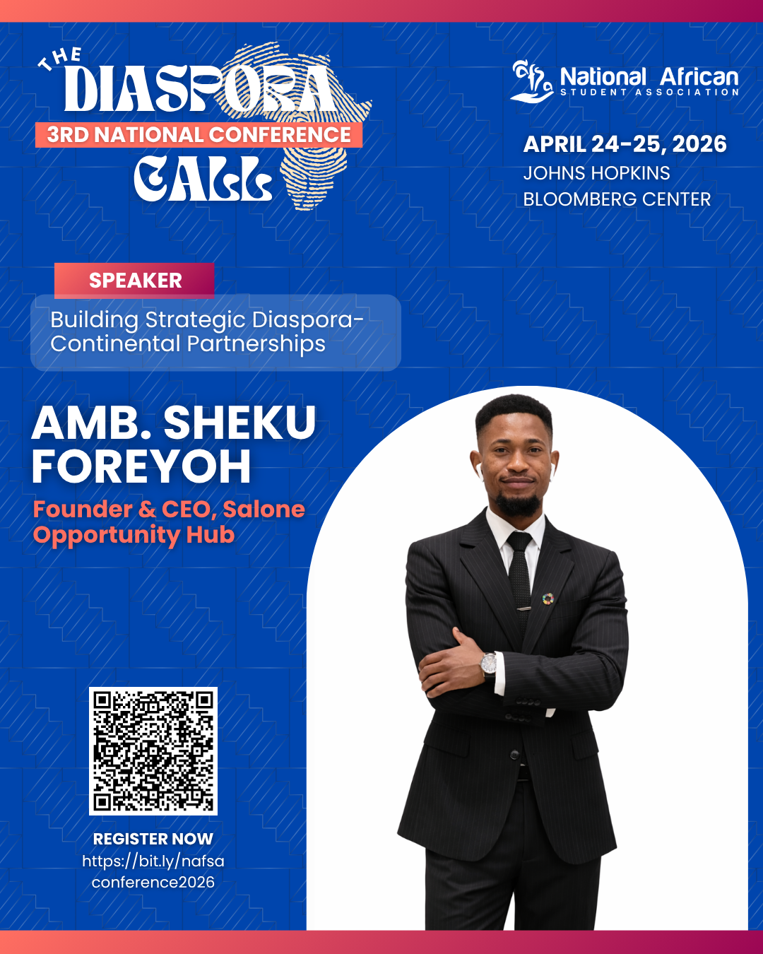 Amb. Sheku Foreyoh — Speaker, NAfSA Conference 2026