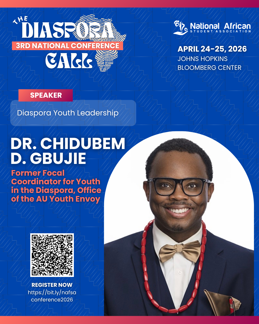 Dr. Chidubem D. Gbujie — Speaker, NAfSA Conference 2026
