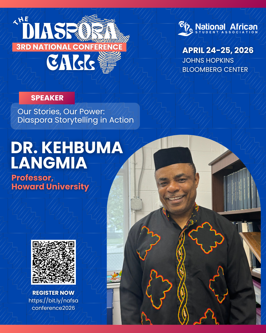 Dr. Kehbuma Langmia — Speaker, NAfSA Conference 2026