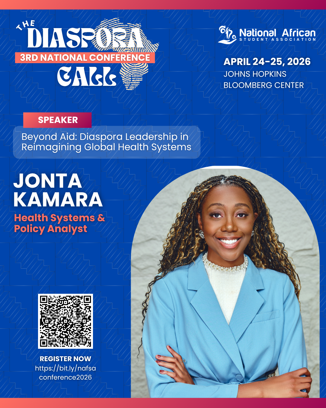 Jonta Kamara — Speaker, NAfSA Conference 2026