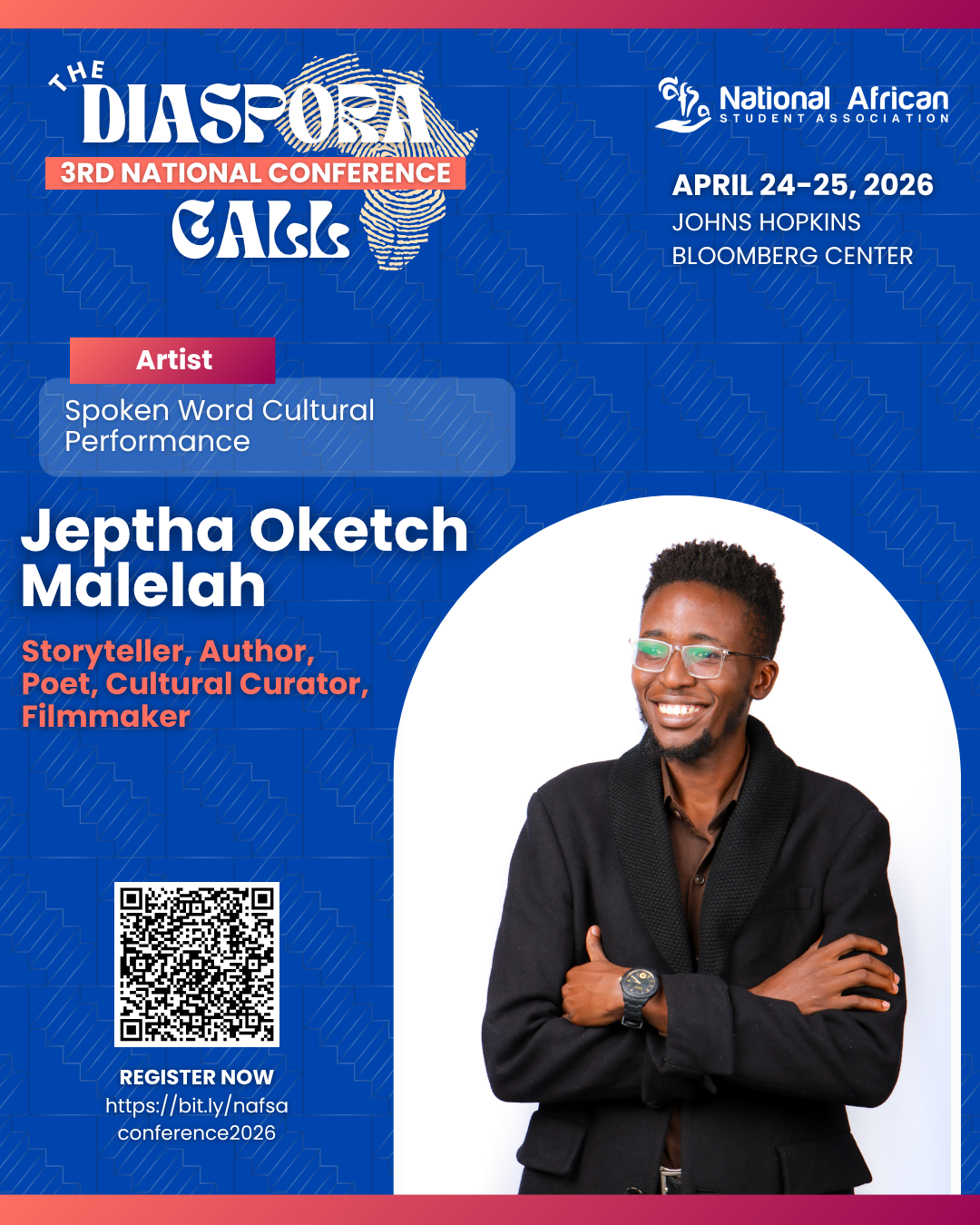 Jeptha Oketch Malelah — Artist, NAfSA Conference 2026