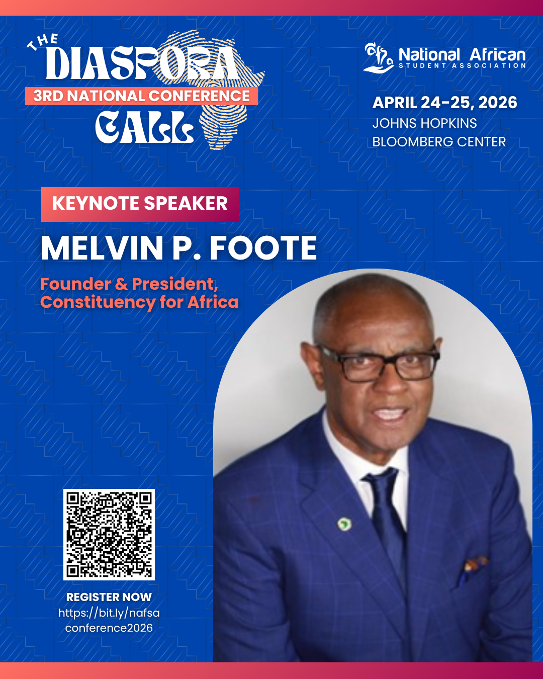 Melvin P. Foote — Keynote Speaker, NAfSA Conference 2026